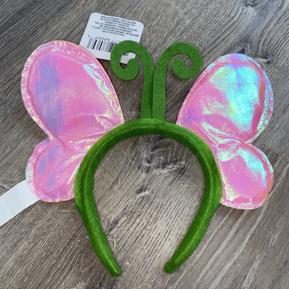Shiny Holographic Halloween Rave Festival Butterfly Spring Headband - Picture 3 of 8